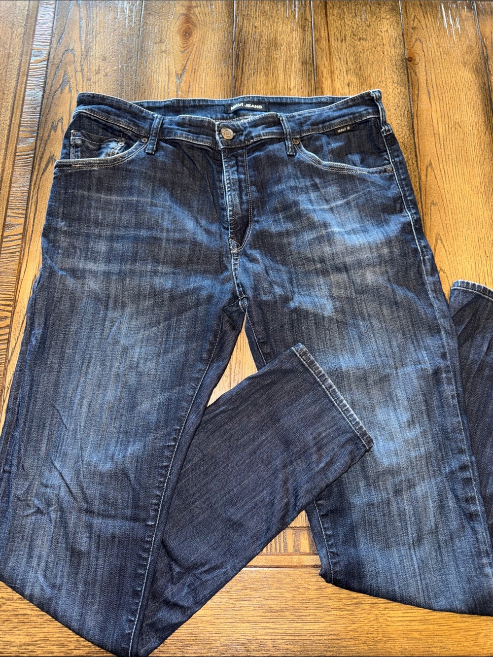 Mavi Jake Men's Washed Blue Slim Jeans